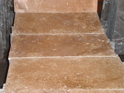 Yellow Travertine slabs